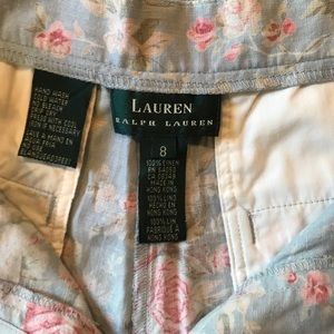 Pastel floral RL shorts